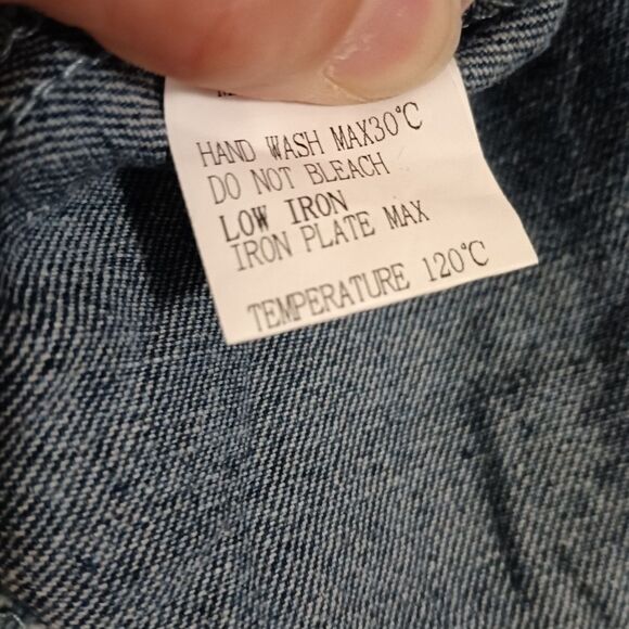 OOAK Wren & Glory" Dream Baby Dream" Custom Jean Jacket - Picture 13 of 14